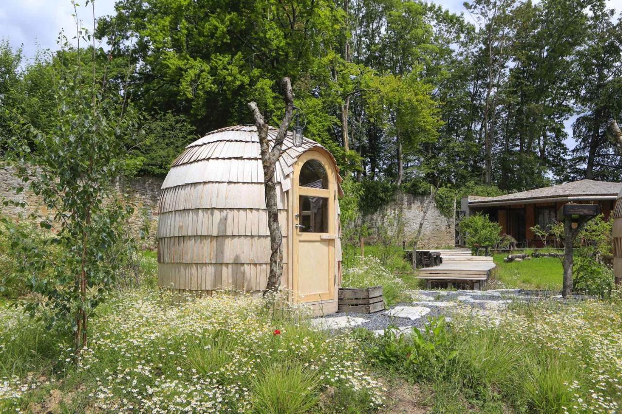 Domaine De Ronchinne - Maison Du Jardinier Maillen Exterior foto