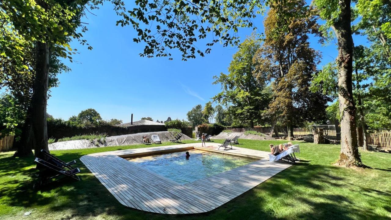 Domaine De Ronchinne - Maison Du Jardinier Maillen Exterior foto